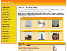 Tablet Screenshot of heatingnj.com